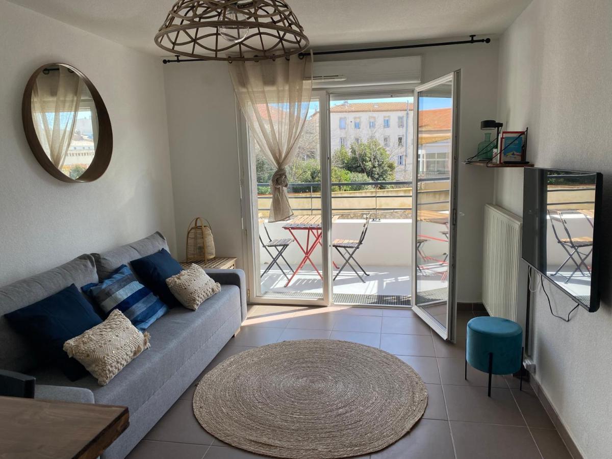 Appartement Cosy T3 Gare Terrasse + Parking à Sète Extérieur photo